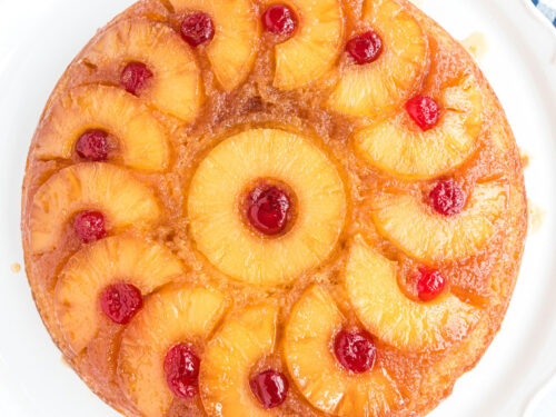BEST EVER Pineapple Upside Down Cake - The Scran Line