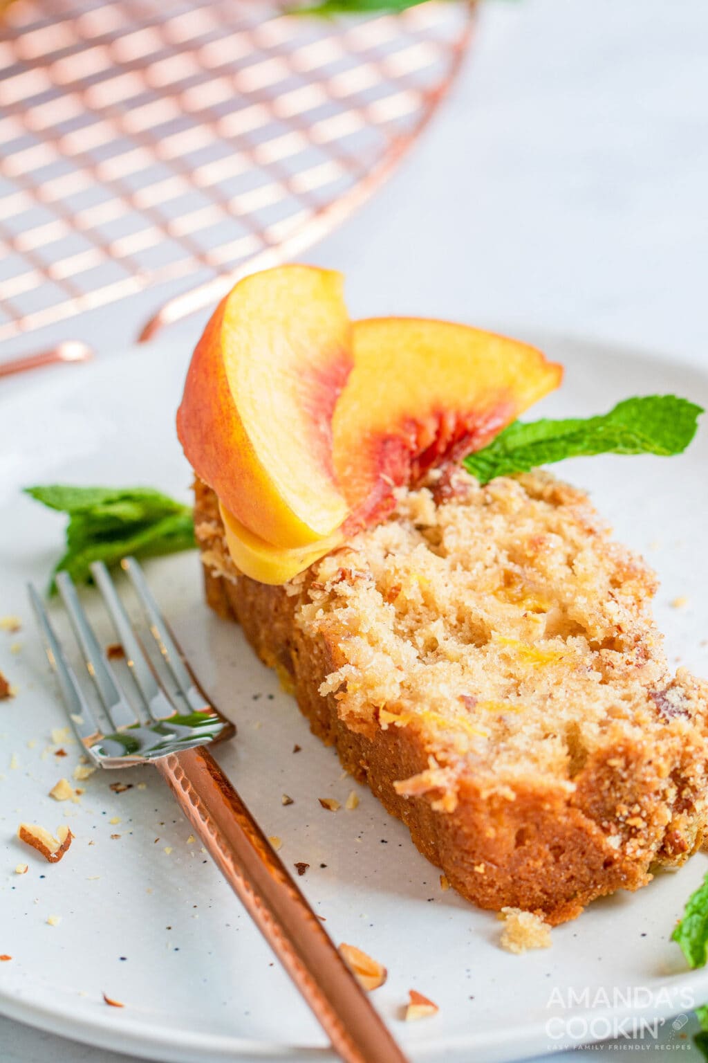 Peach Bread Amanda's Cookin' Quick Breads & Muffins