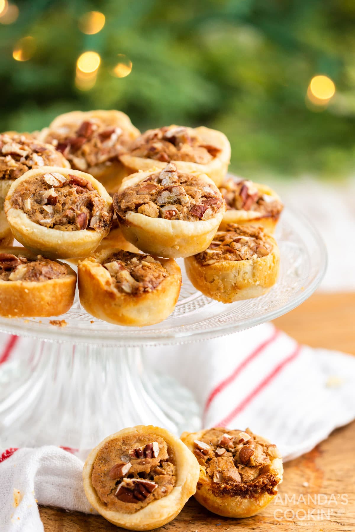 Pecan Tassies Recipe - Amanda's Cookin' - Cookies, Brownies, & Bars