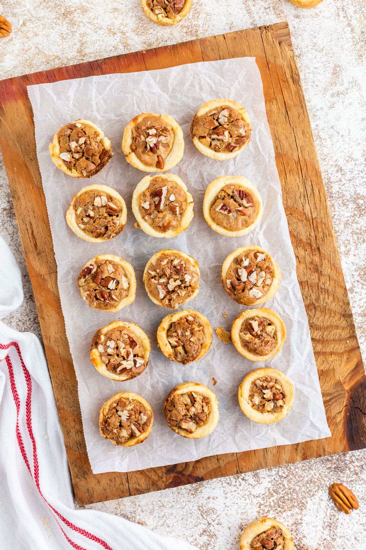Pecan Tassies Recipe - Amanda's Cookin' - Cookies, Brownies, & Bars