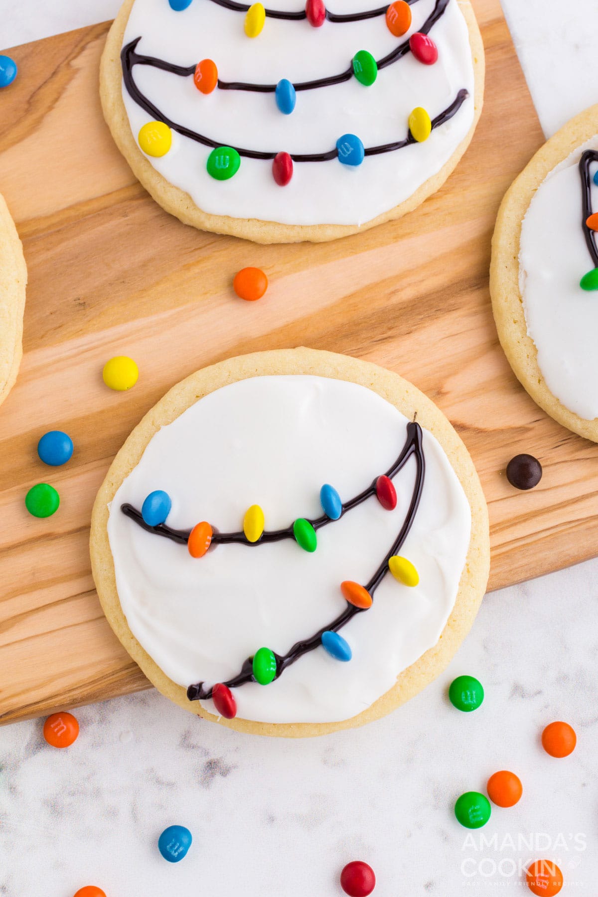 christmas light cookies