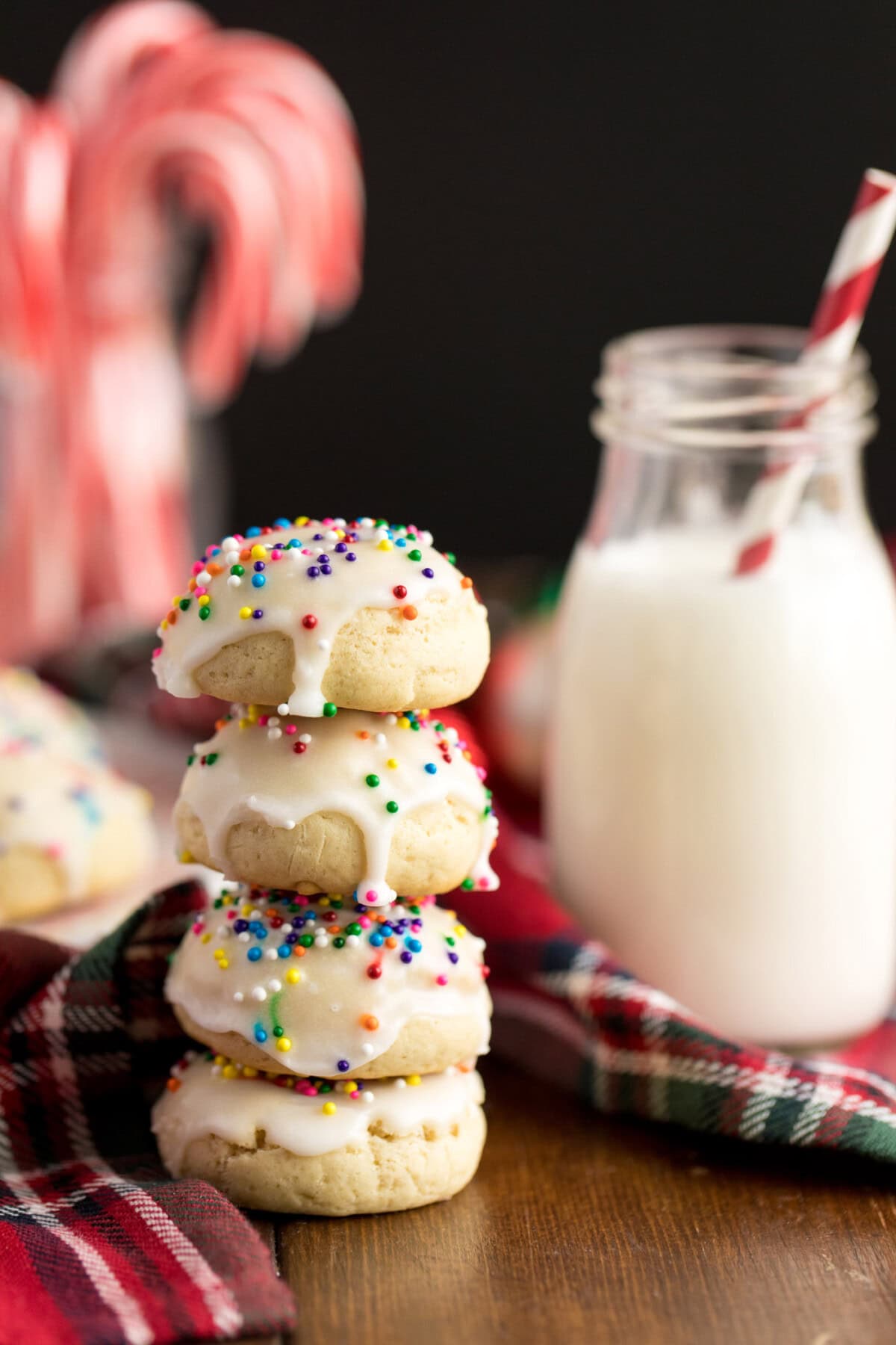 Italian Anisette Cookies in. stack