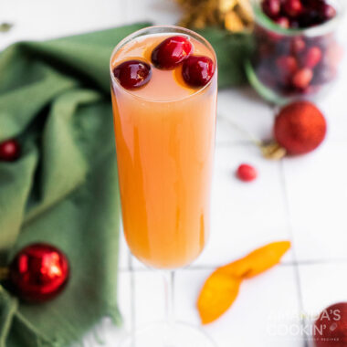 cranberry mimosa