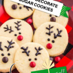pinterest image for decorated sugar cookies