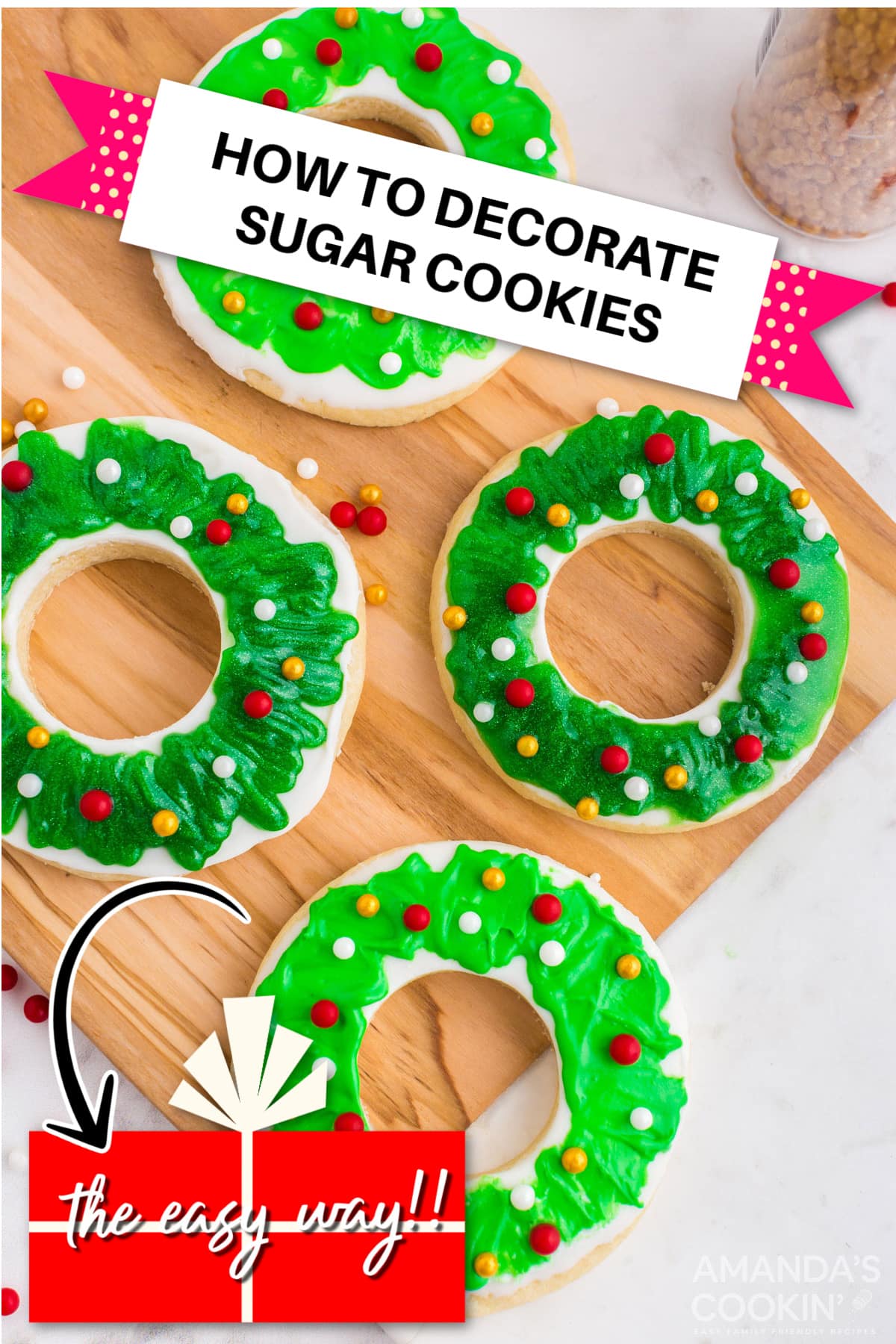 Easy Decorated Sugar Cookies - Amanda's Cookin' - Tips & Tricks