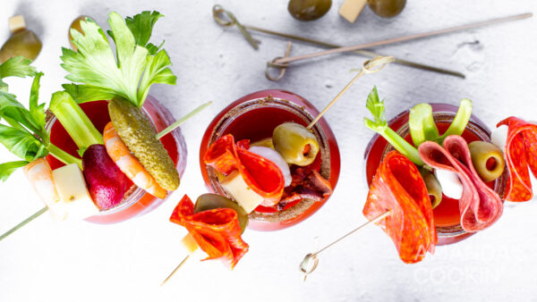 Bloody Mary Charcuterie Board - Amanda's Cookin' - Apps & Finger Foods