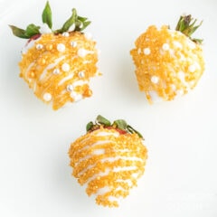 decorated strawberries