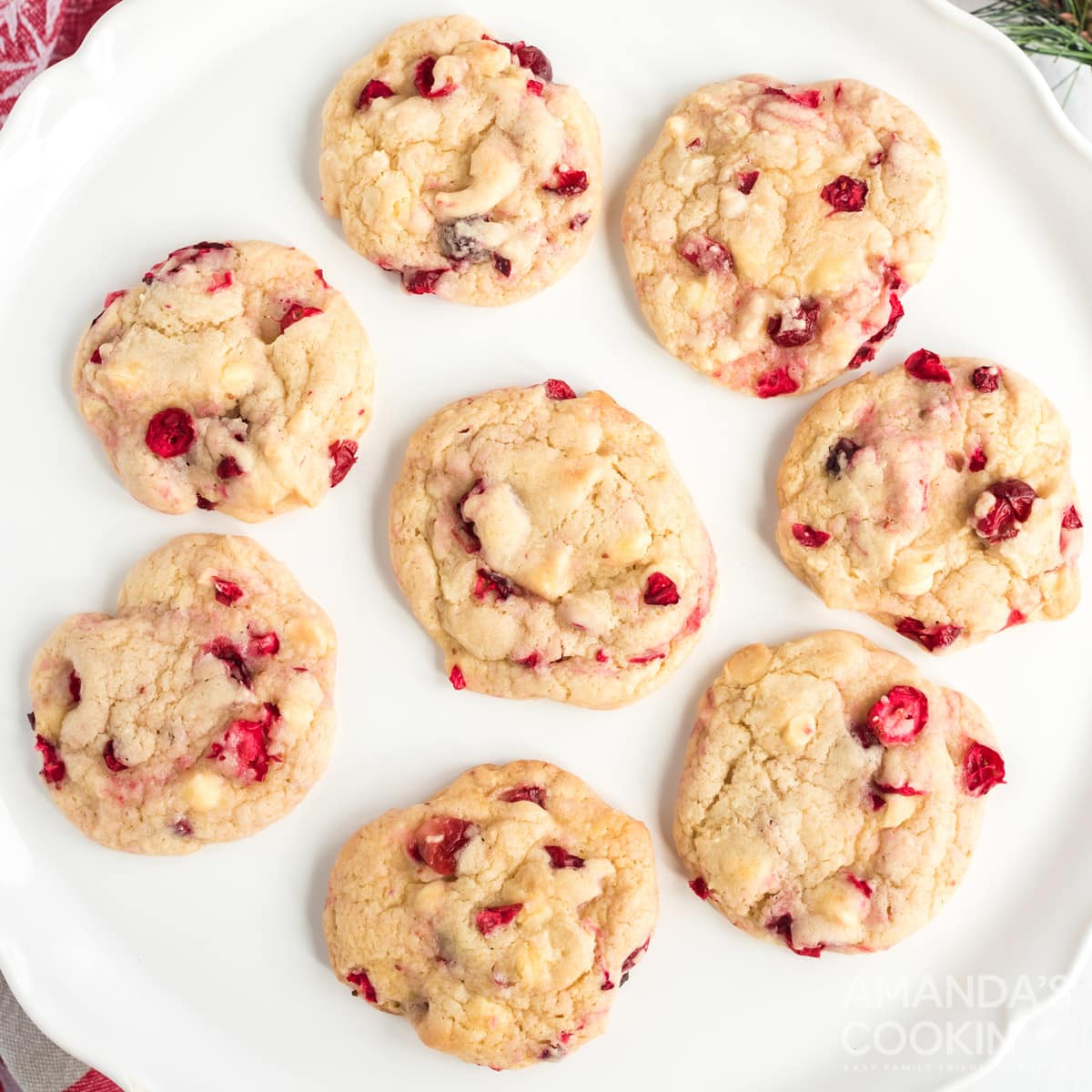 Cranberry White Chocolate Cookies