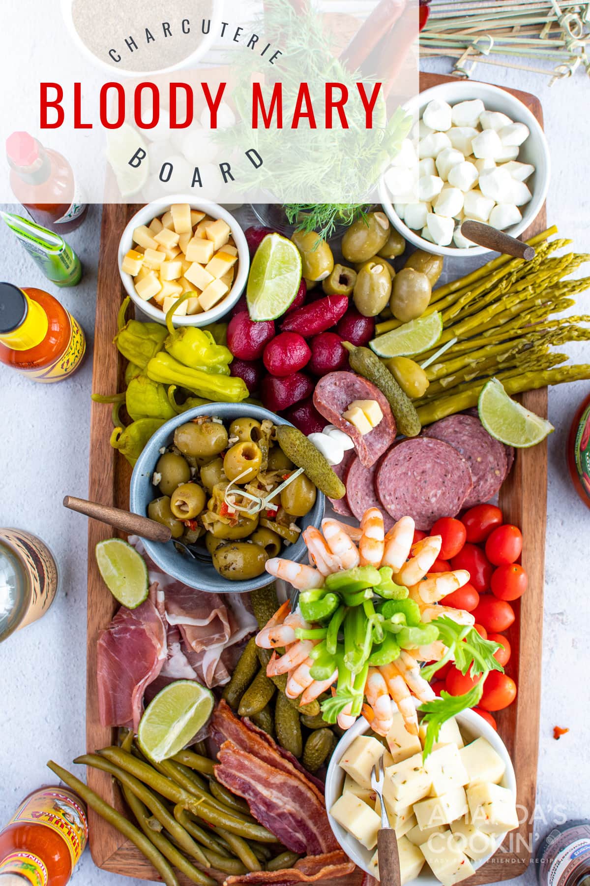 Bloody Mary Charcuterie Board Amanda's Cookin' Apps & Finger Foods