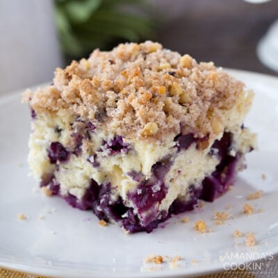 Lemon Blueberry Galette: the easy laid-back version of pie!