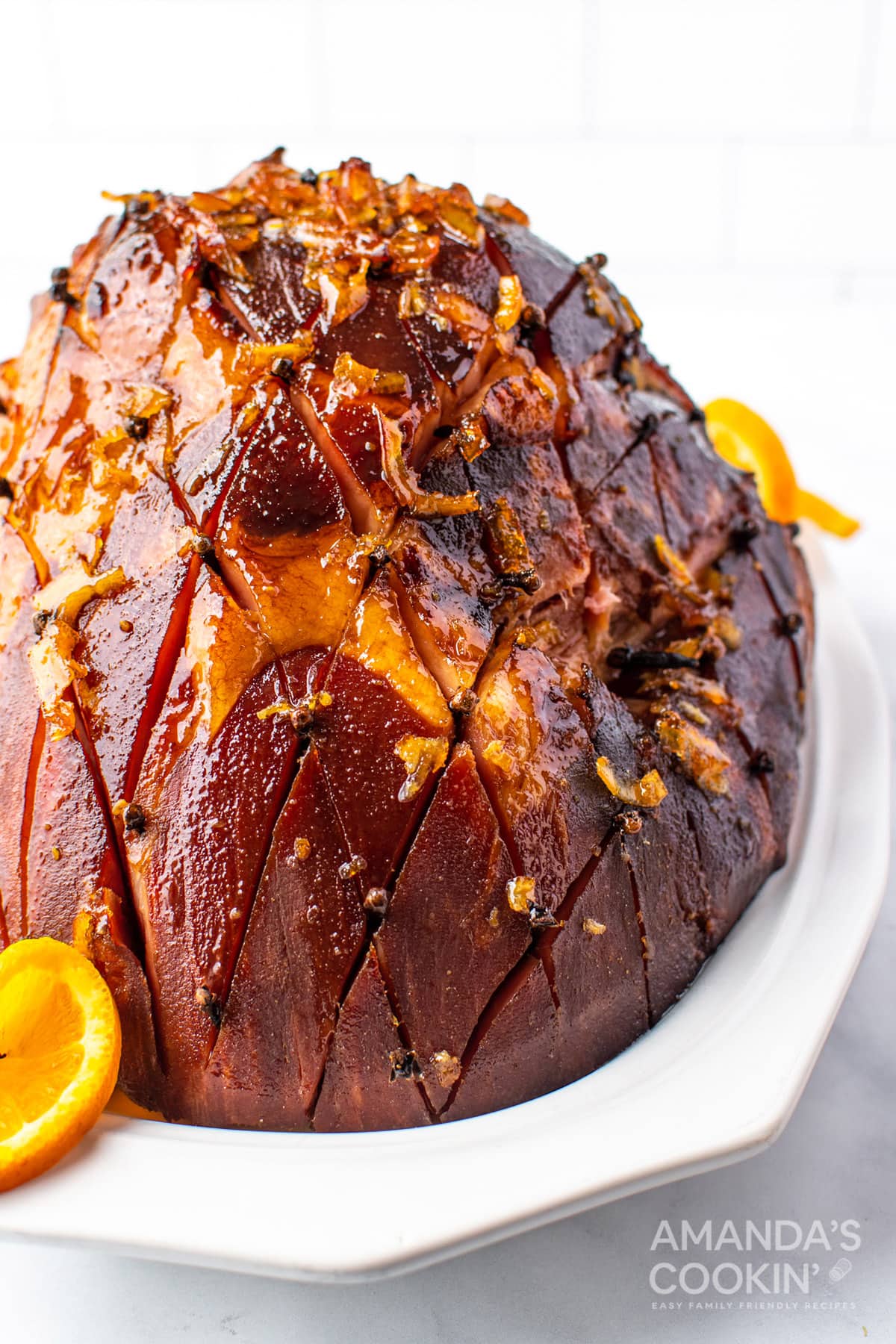 glazed ham with cloves