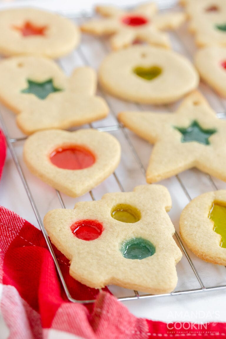 Stained Glass Cookies - Amanda's Cookin' - Cookies, Brownies, & Bars