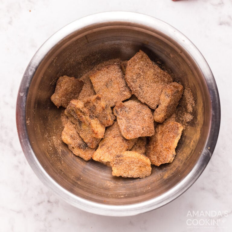 Air Fryer French Toast Bites Amanda's Cookin' Breakfast