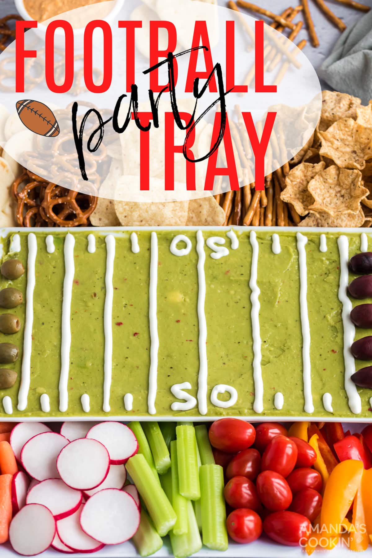 Football Party Tray - Amanda's Cookin' - Apps & Finger Foods