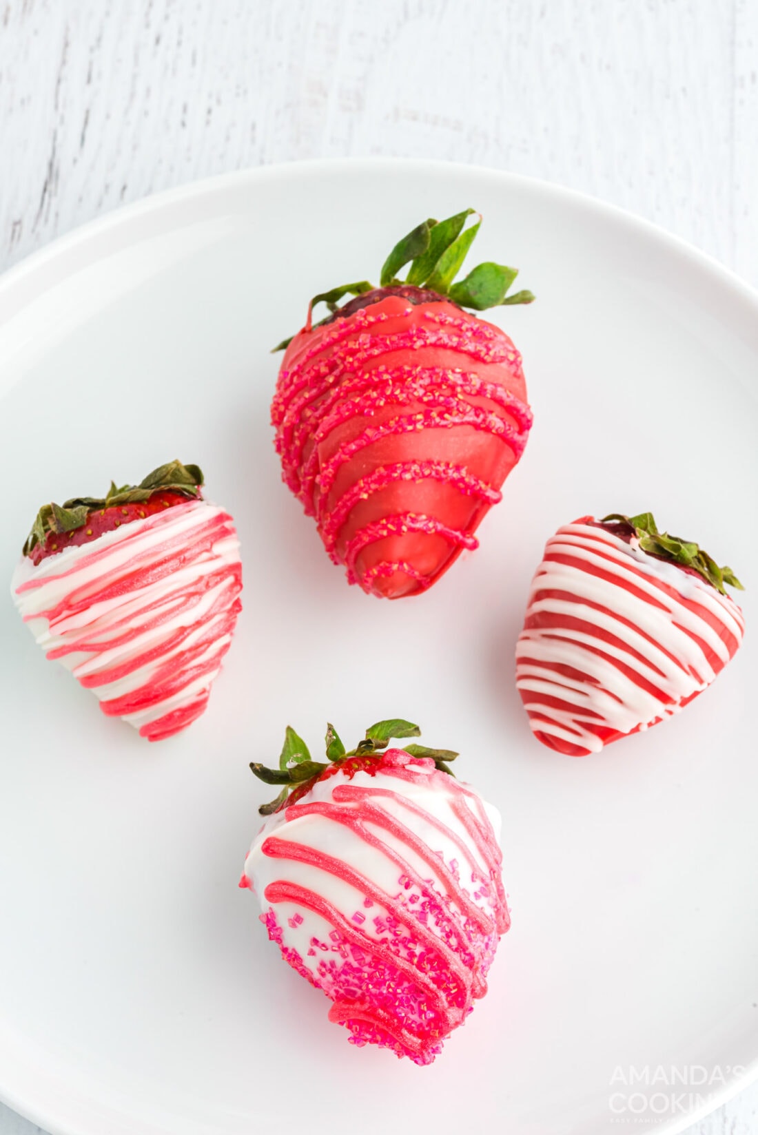 decorated chocolate covered strawberries