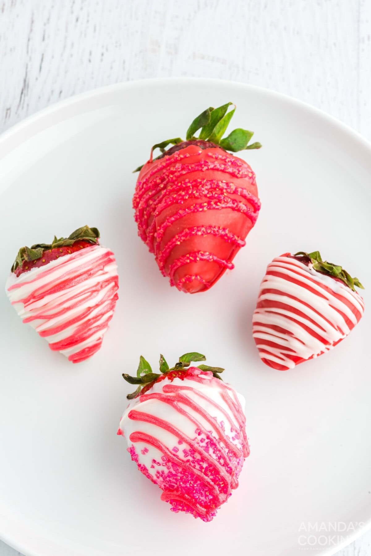 decorated chocolate covered strawberries