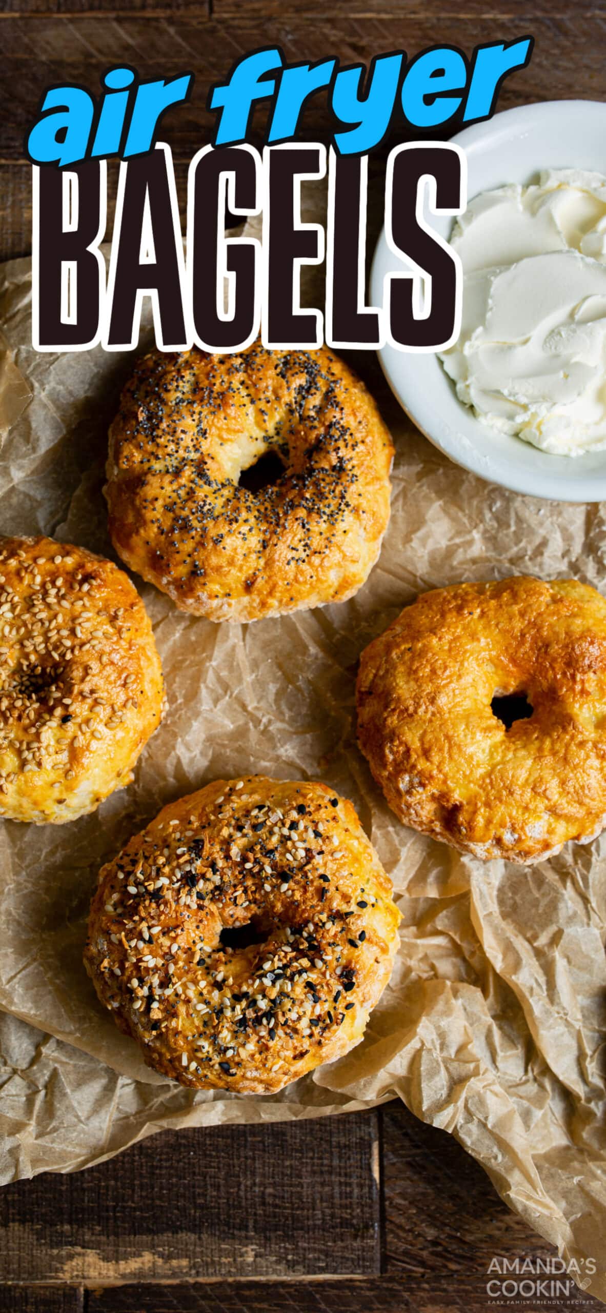 Air Fryer Bagels Amanda's Cookin' Air Fryer Recipes
