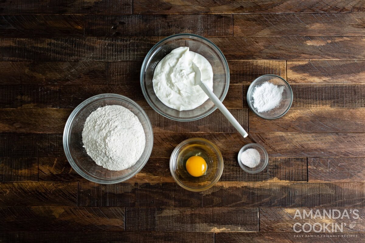 ingredients for making air fryer bagels