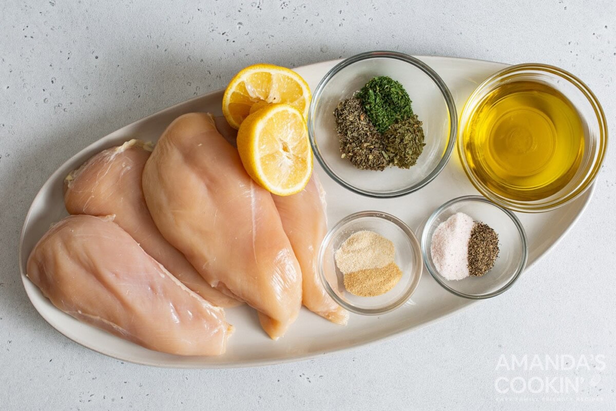 ingredients for air fryer chicken breasts