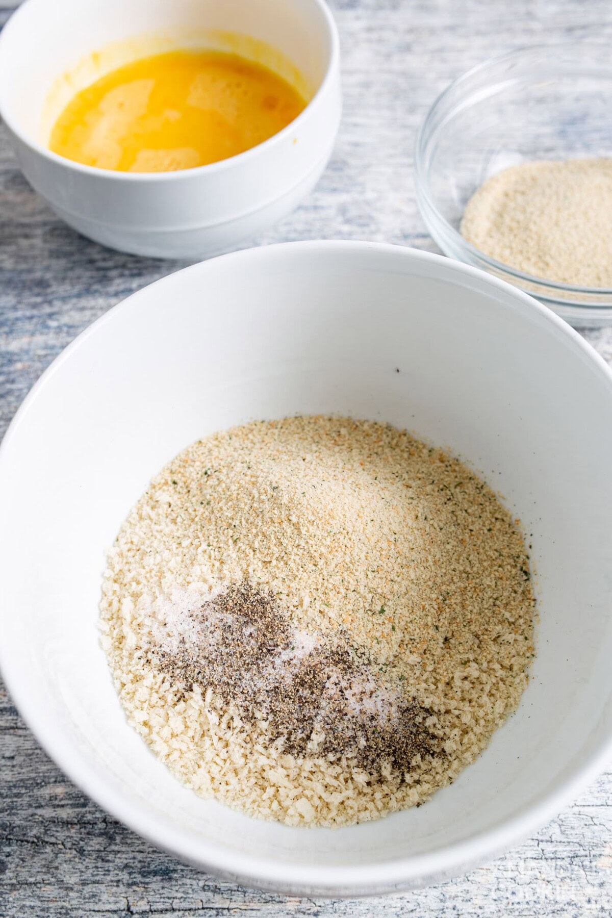breadcrumbs in a bowl