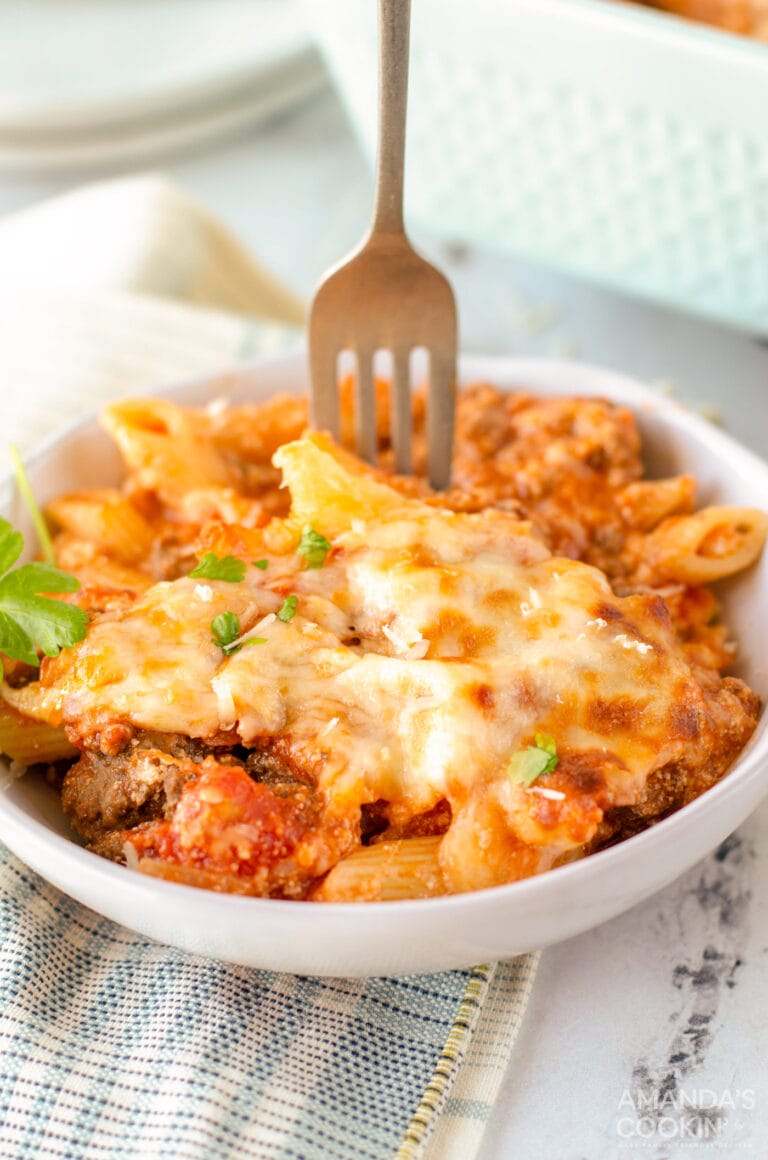 Baked Ziti Amanda's Cookin' Pasta