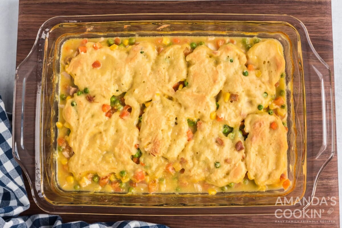 baked chicken and dumpling casserole
