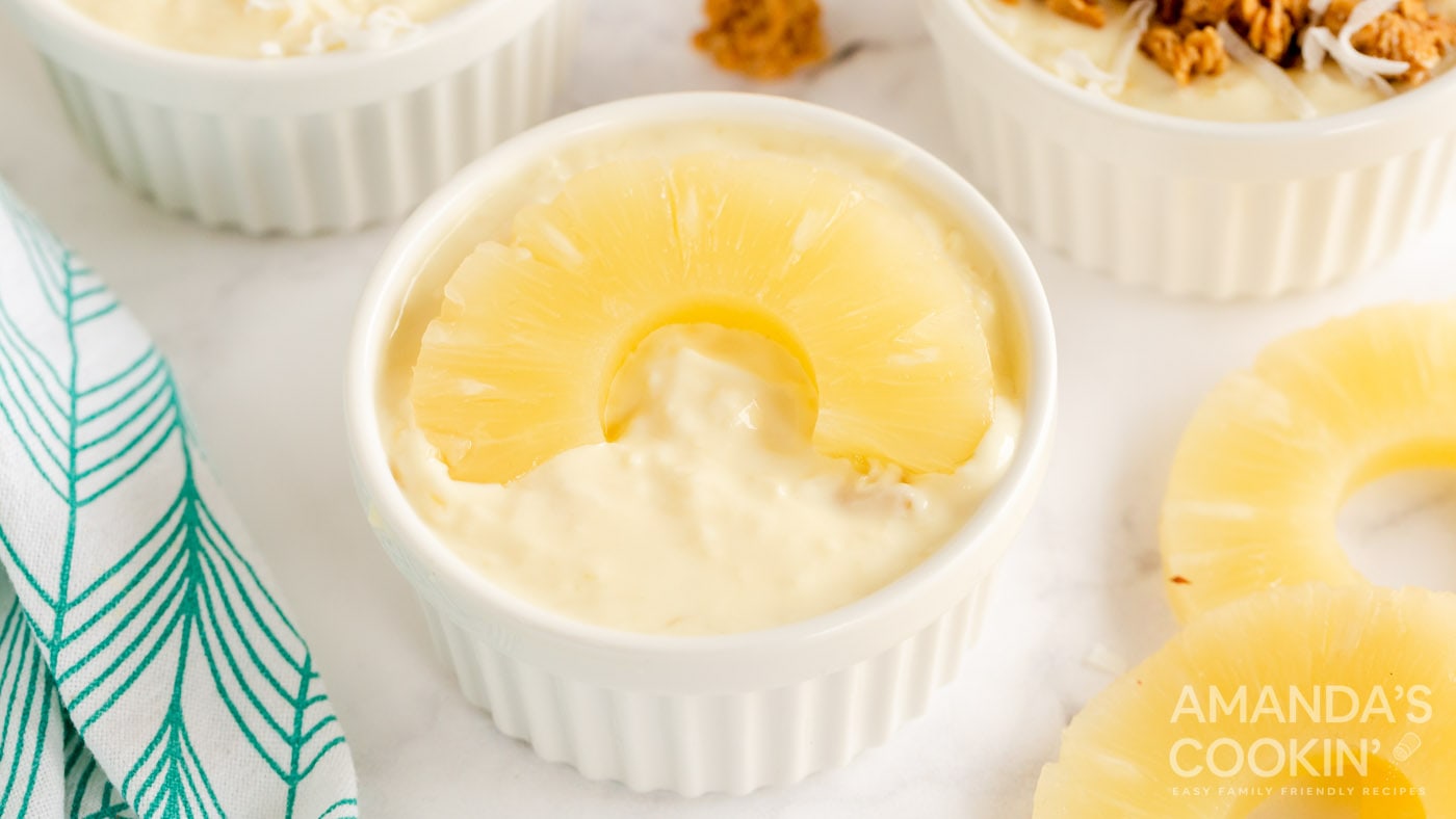 Pineapple Yogurt Dessert Amanda's Cookin' No Bake Desserts