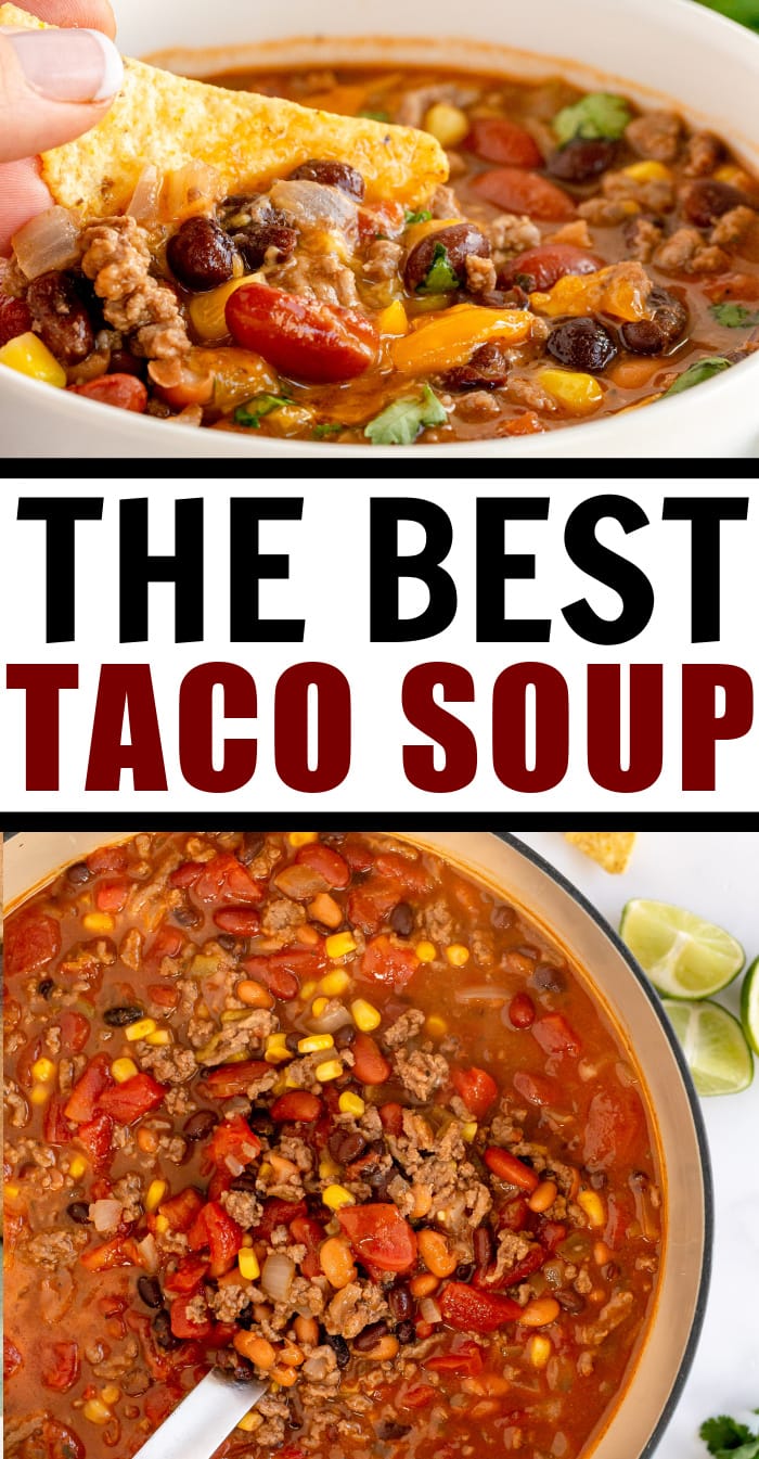 Taco Soup - Amanda's Cookin' - Ground Beef