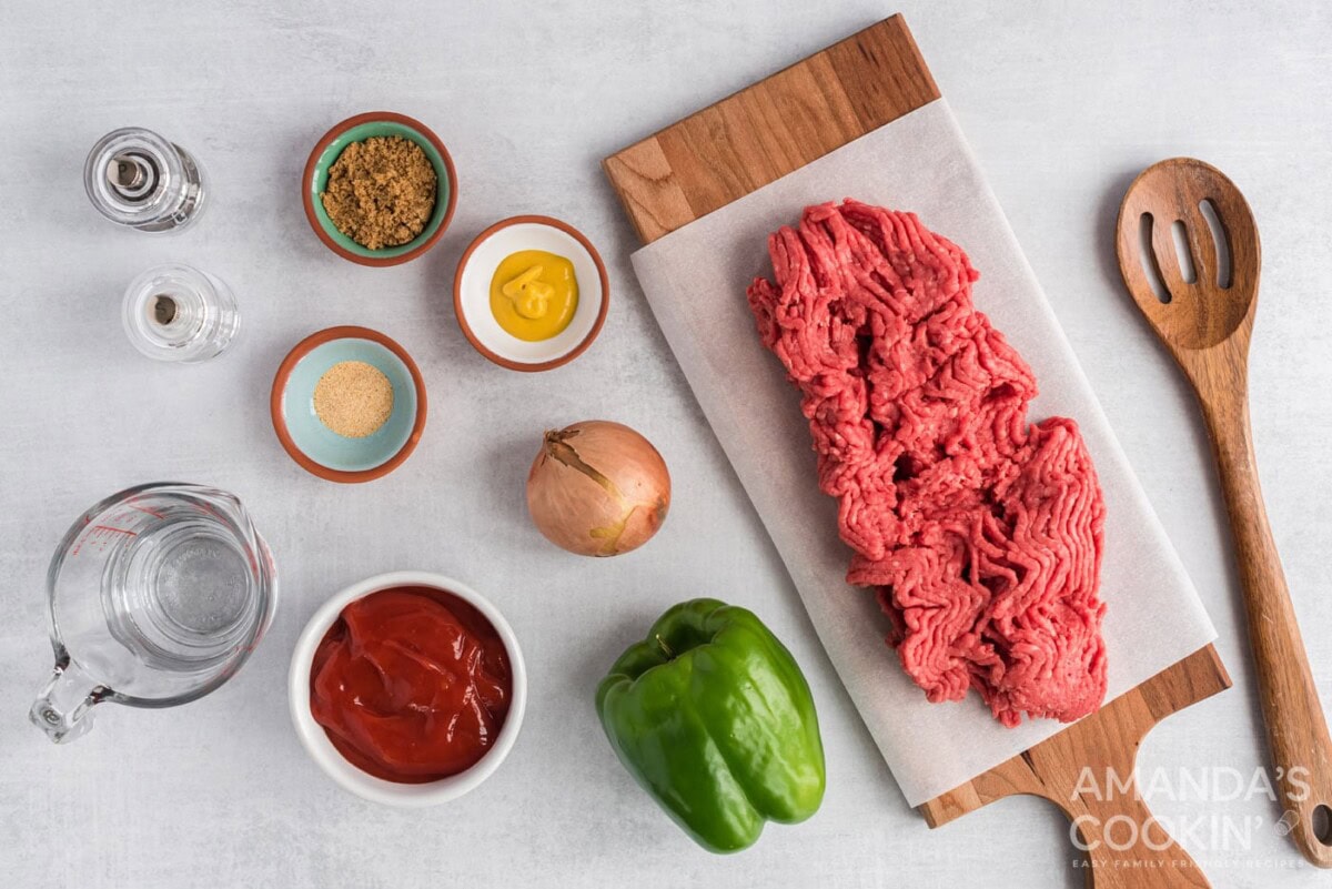 sloppy joes ingredients