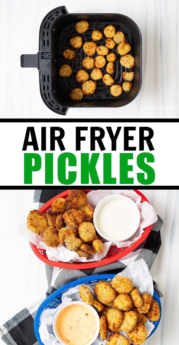 Air Fryer Fried Pickles Amanda's Cookin' Apps & Finger Foods