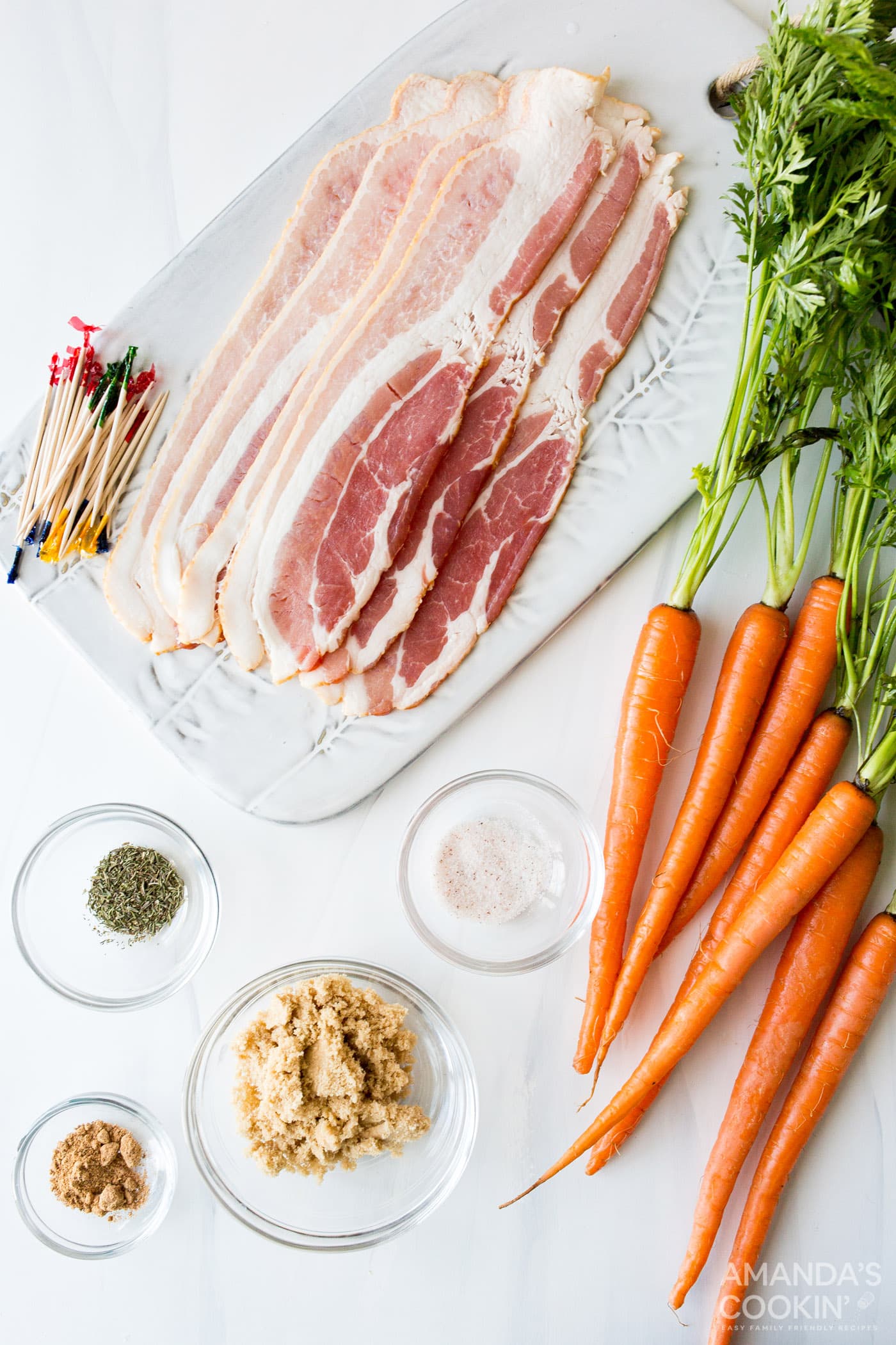 Air Fryer Bacon Wrapped Carrots Amanda's Cookin' Air Fryer Recipes