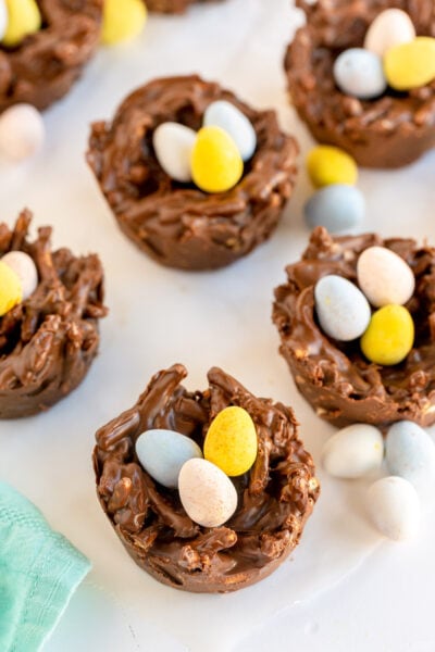 Bird Nest Cookies - Amanda's Cookin' - Easter