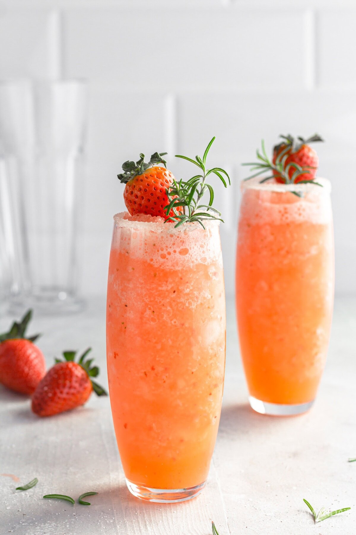 Frozen Strawberry Salty Dog Cocktails