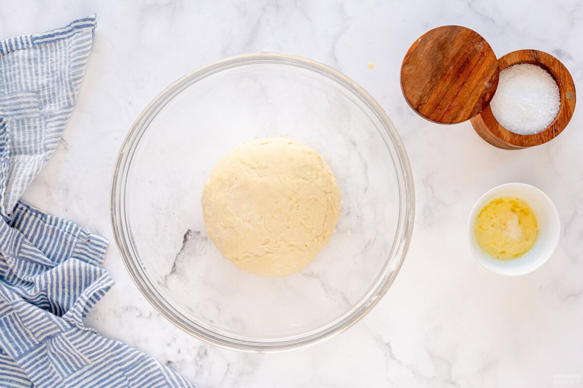 dough in a bowl