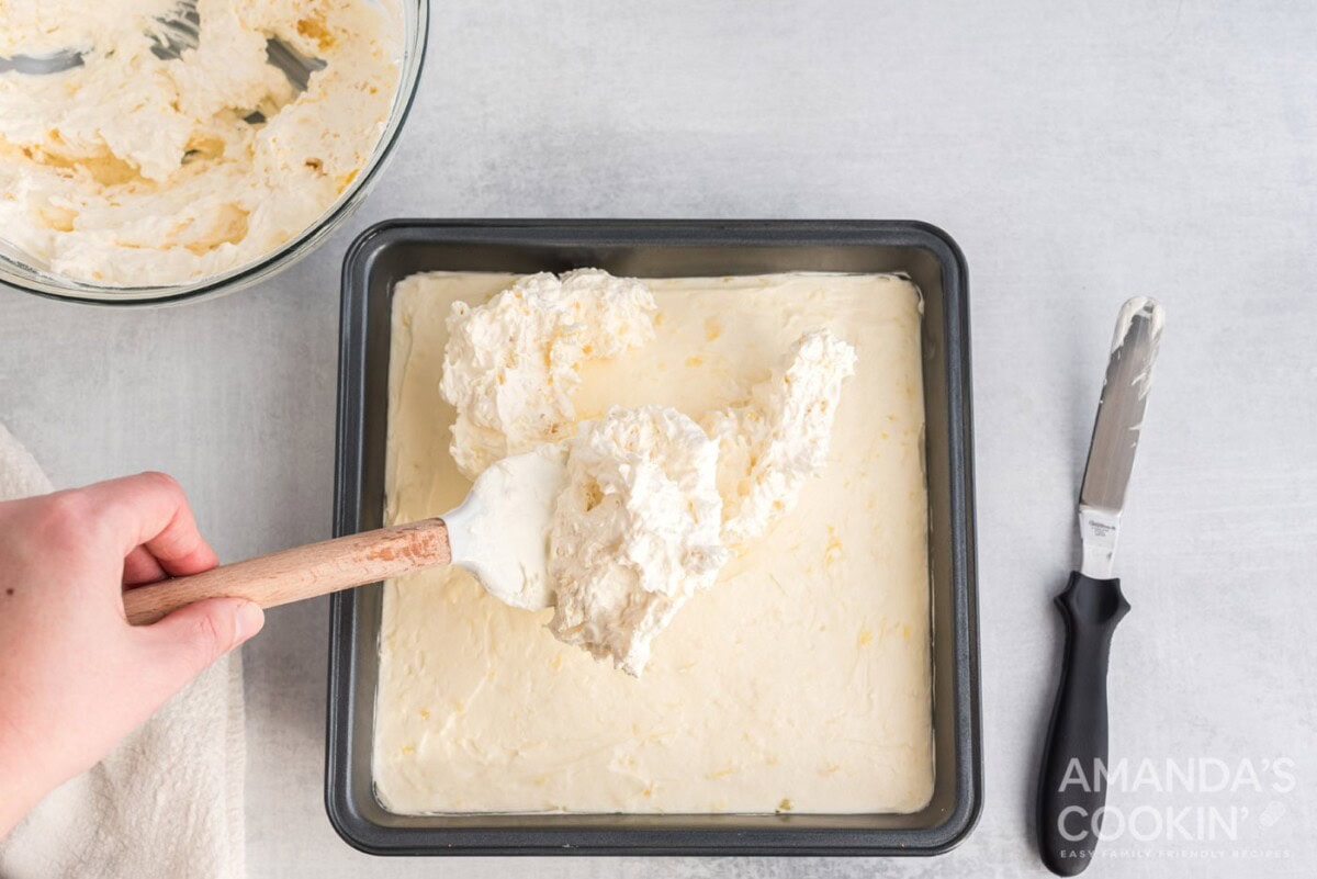 adding cool whip layer