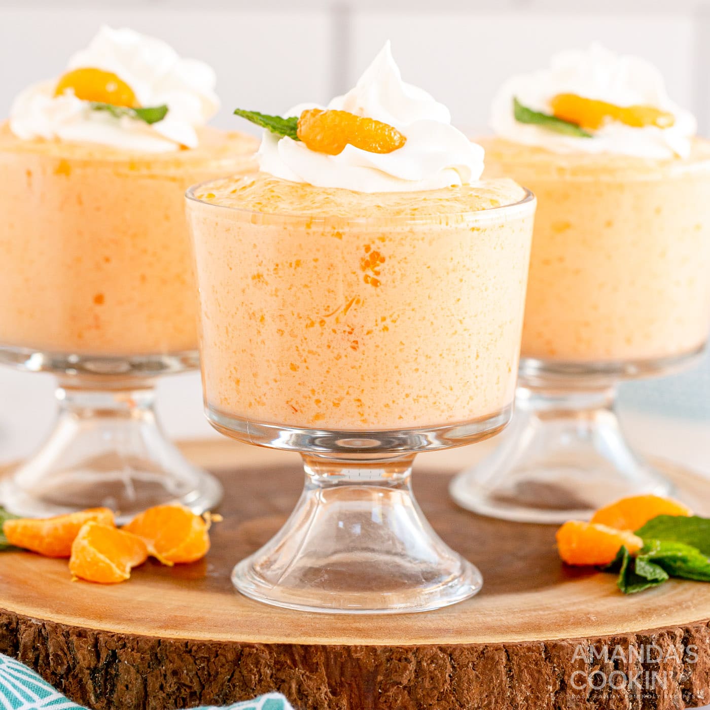 Orangesicle Frosted Chocolate Mousse Parfait