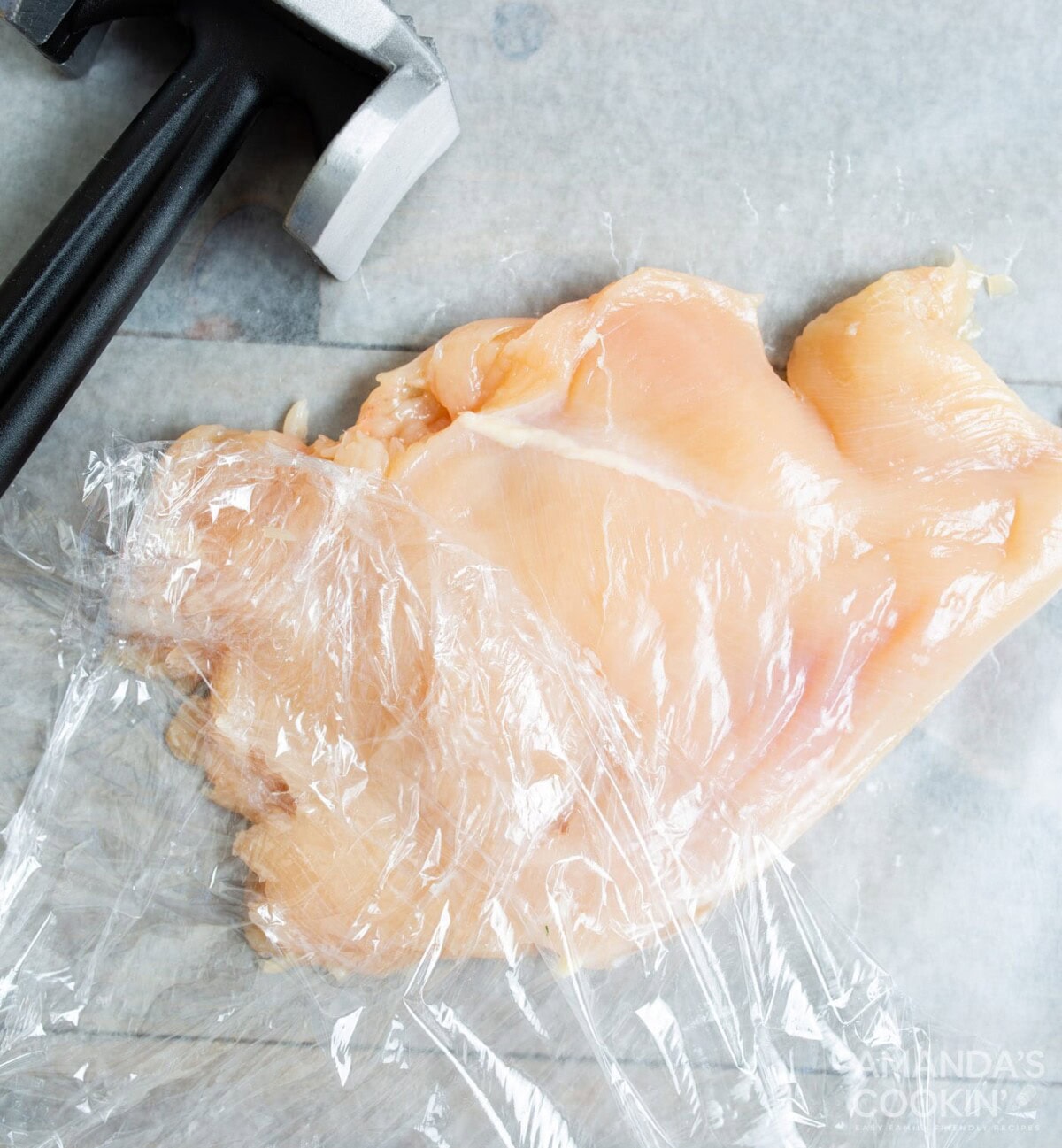 pounded chicken breast