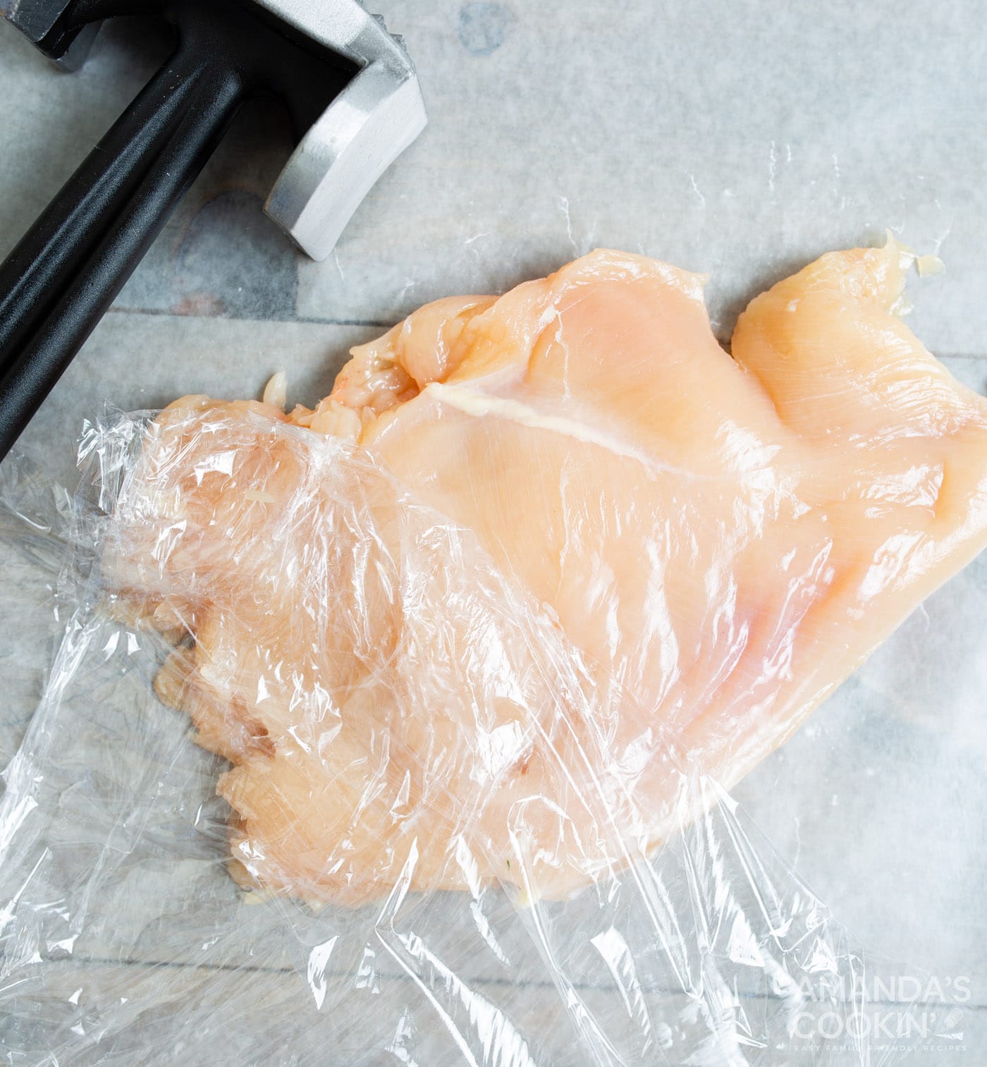 pounded chicken breast