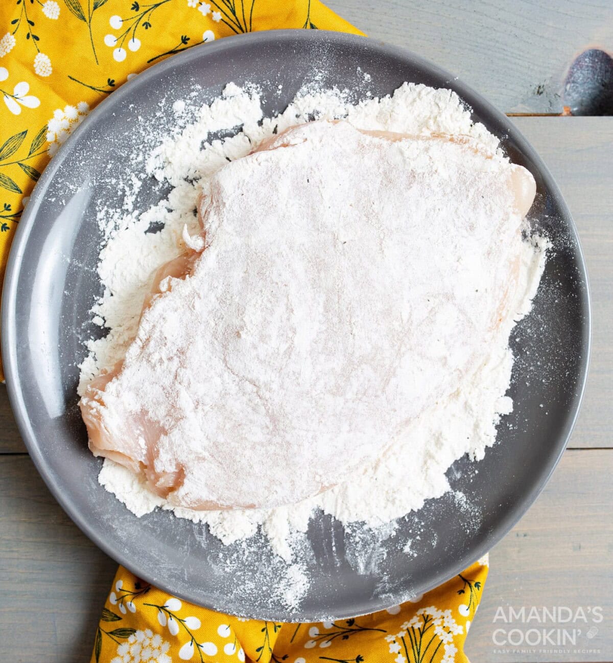 chicken in flour