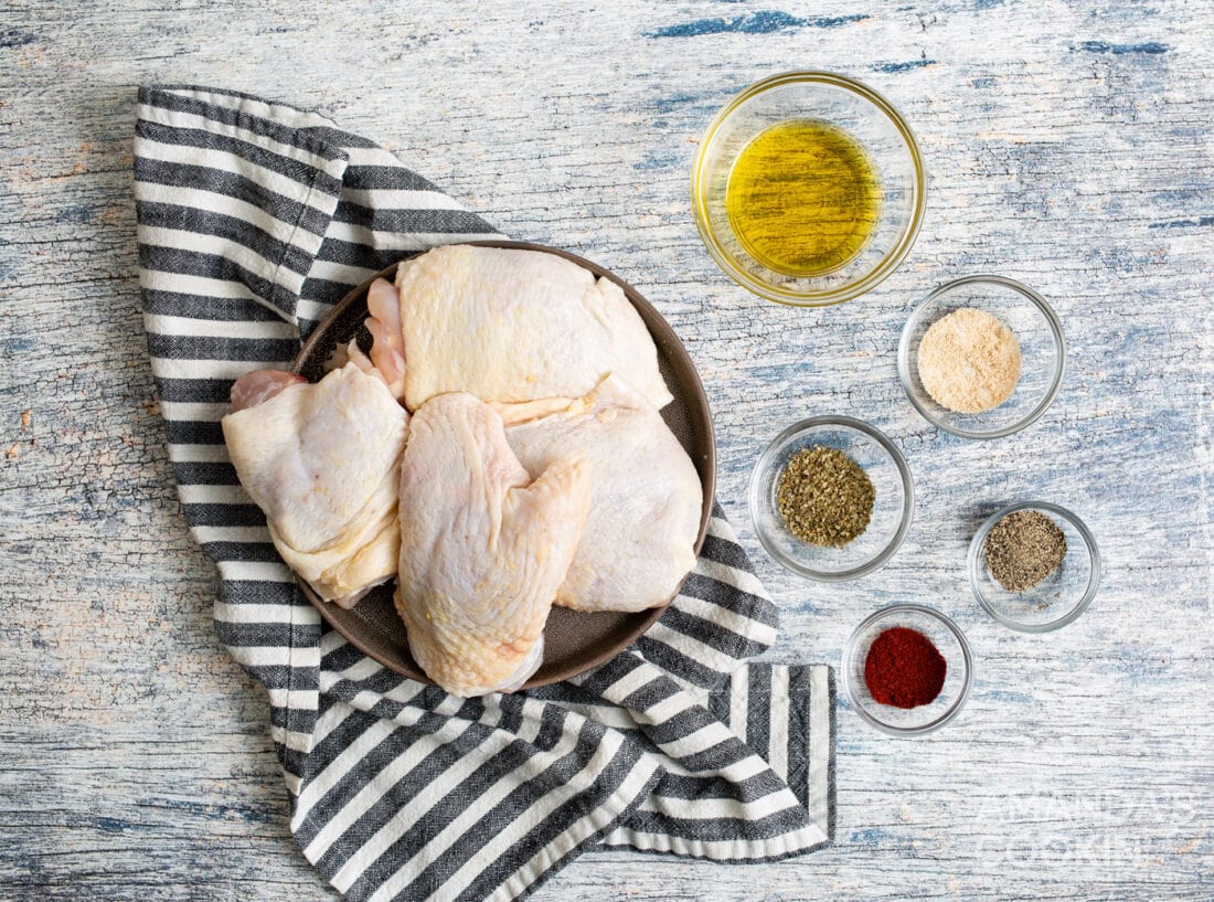 ingredients needed for air fryer chicken thighs