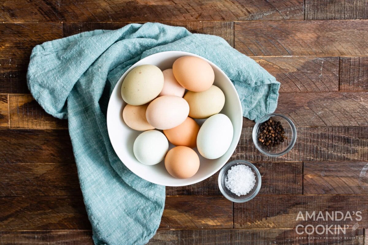 eggs in a bowl