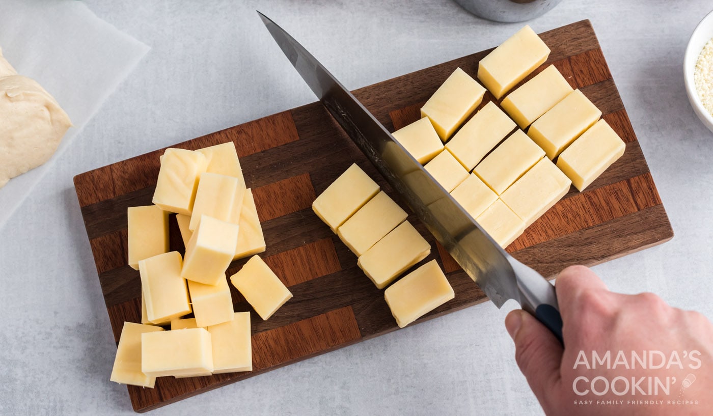 cutting cheese