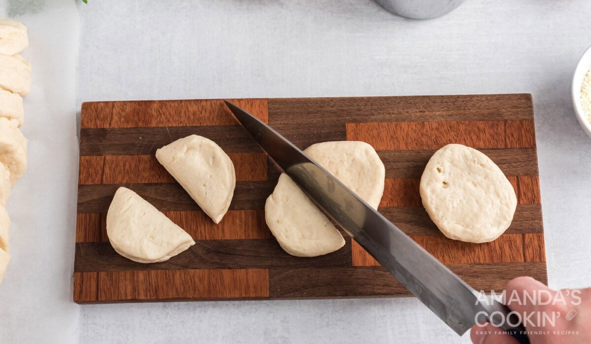 cutting biscuits