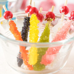rock candy in a bowl