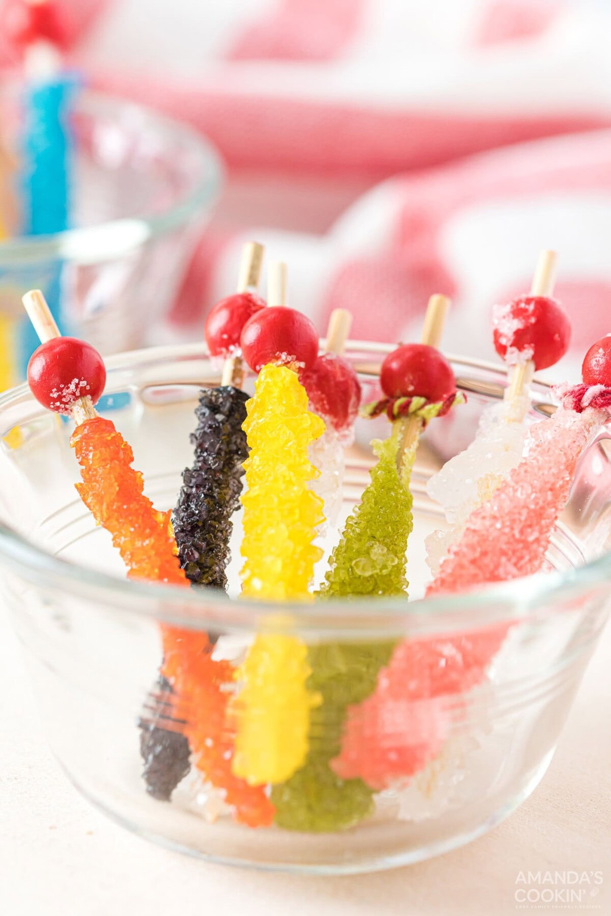 bowl of rock candy