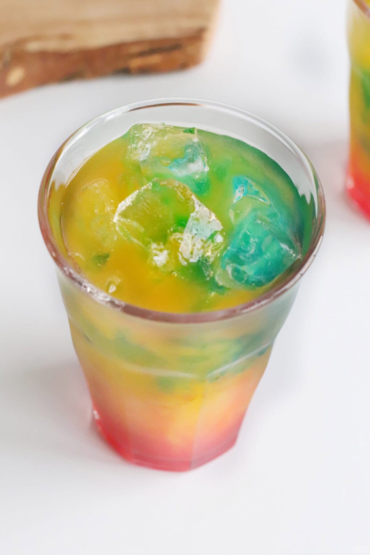 Blue caracoa added to blue hawaiian mai tai