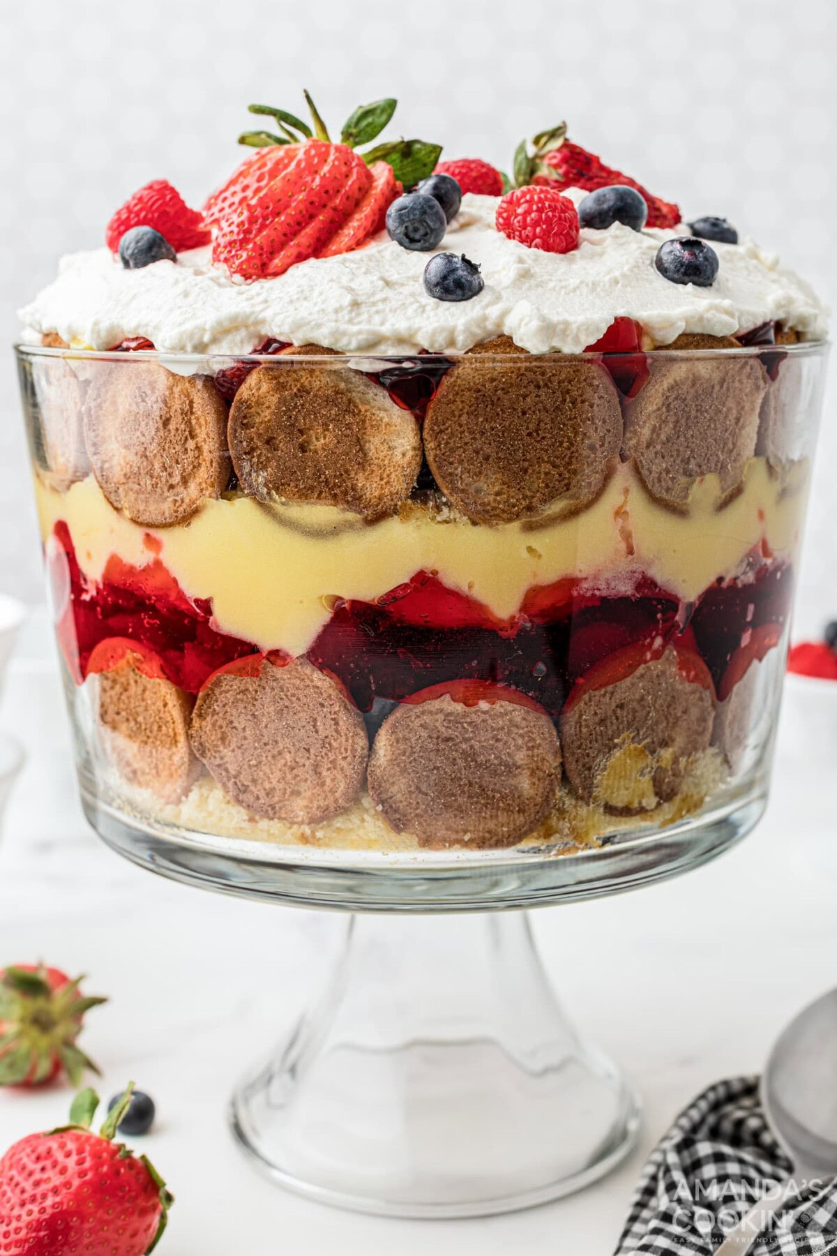 trifle made with jello