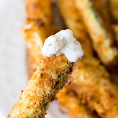 air fryer zucchini fries