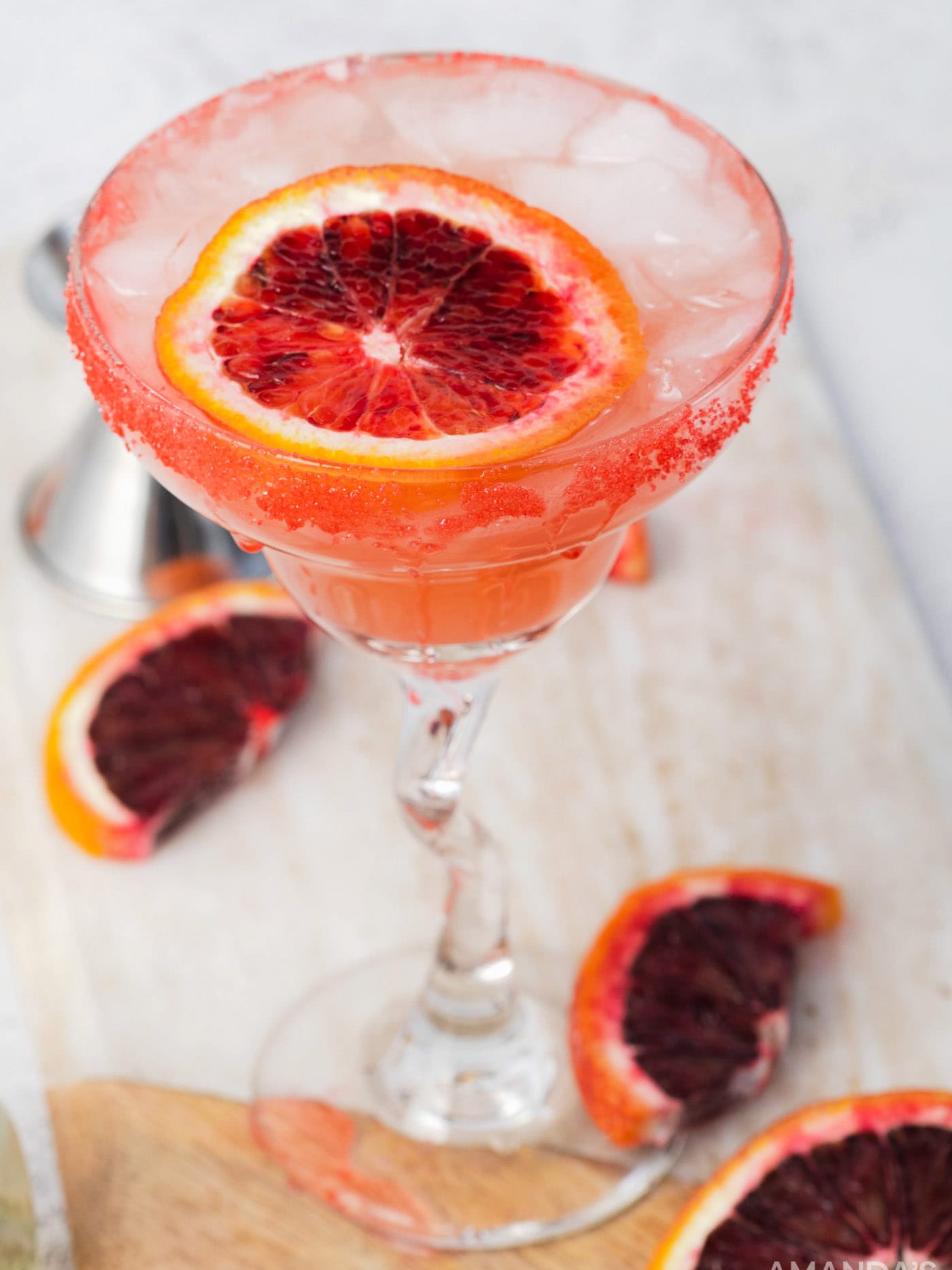 How to Make a Blood Orange Margarita - Amanda's Cookin