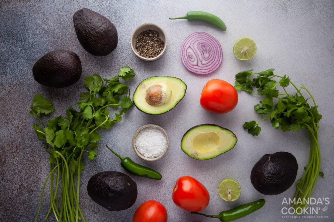 ingredients you need to make guacamole
